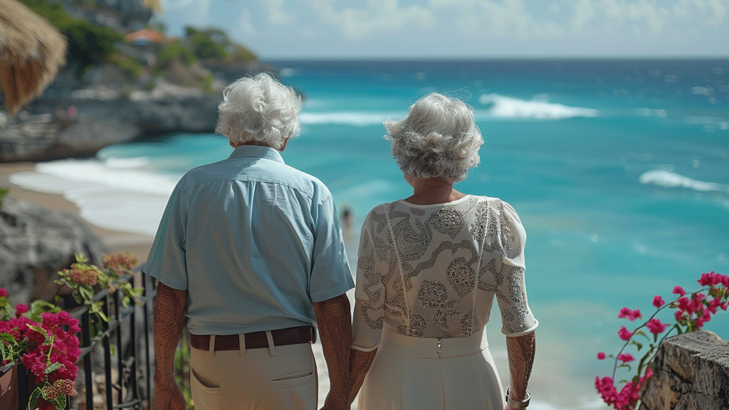Panorama des Pyrénées avec village béarnais traditionnel en vallée